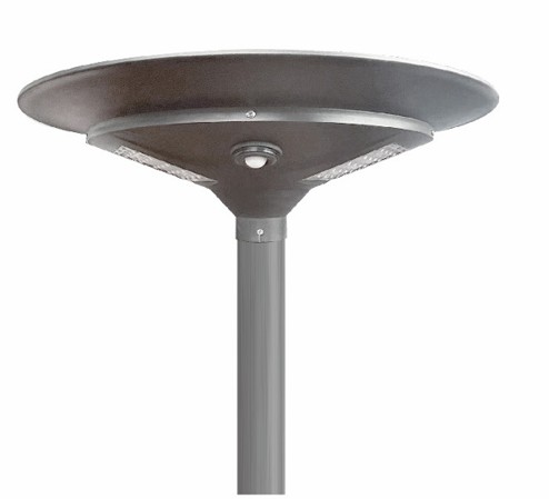 Détails luminaire solaire